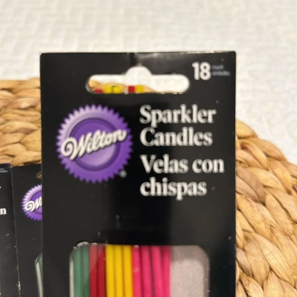 Wilton Sparkler Candles 18 count each pack (New) 6.7”